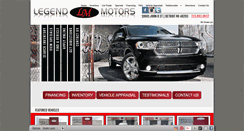 Desktop Screenshot of legendmotors1.net